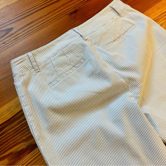 Talbots Blue and White Seersucker Pants Size 4 - Picture 7 of 8